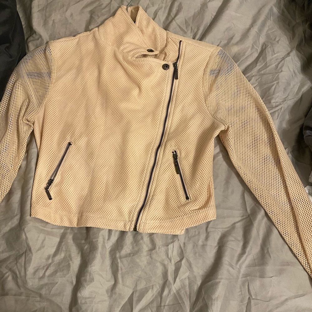 Medium Cream Crop Jacket Windsor